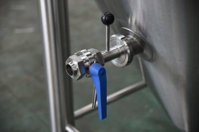 beer fermentation tank detail